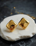 Luxe Square Stud Earrings