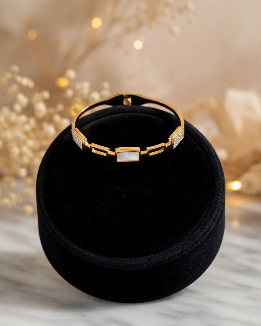 Geometric Link Adjustable Bracelet