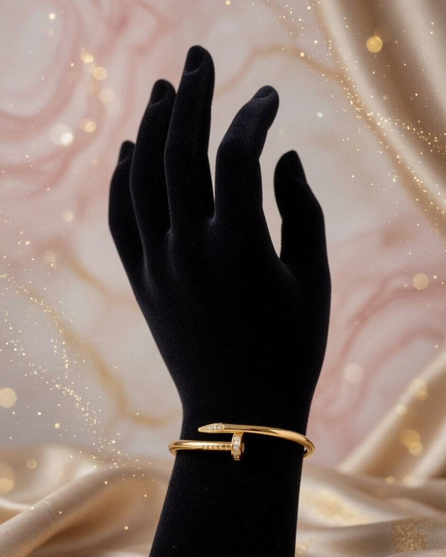 Luxury Nail Adjustable Baby size Bracelet