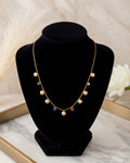 Multicolour shell charm necklace