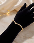 Chevron Studded Adjustable Bracelet