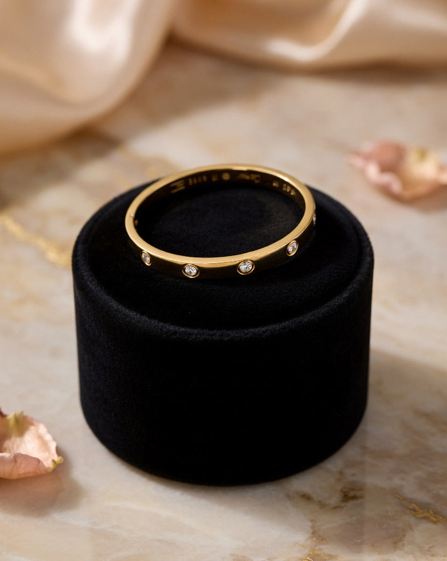 Full stone cartier adjustable bracelet