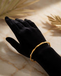 Dainty Gold Bamboo Adjustable Bracelet
